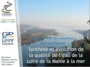 Oxygène dissous de l’estuaire de la Loire